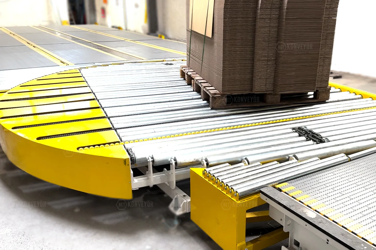 Chain Turntable (Pop-Up) Conveyor