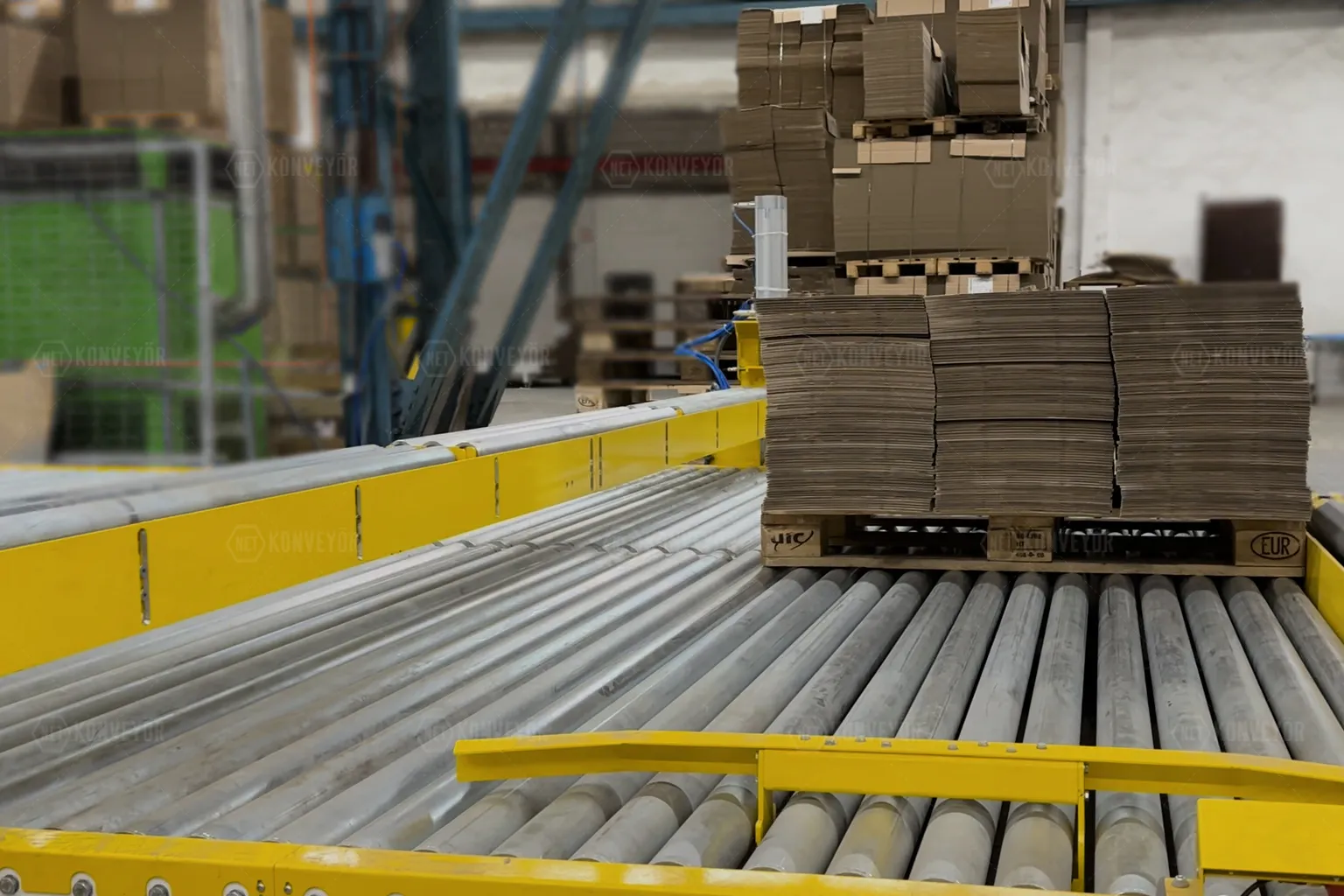 Pallet Unloading Conveyor